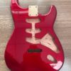 American Alder Electric Guitar Body Burgundy Stratocaster 60s SSS