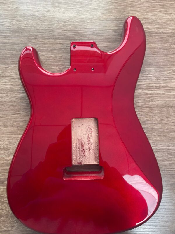 American Alder Electric Guitar Body Burgundy Stratocaster 60s SSS