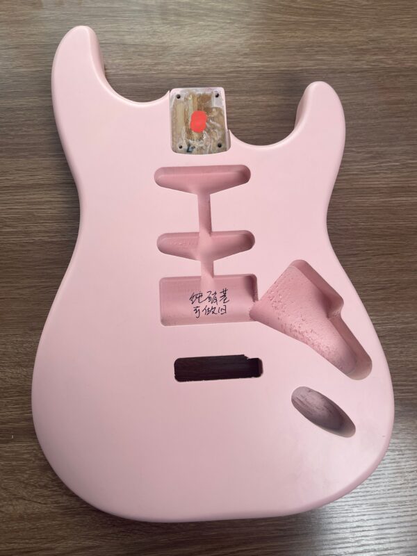 IMG_0038 American Alder Electric Guitar Body Shell Pink Stratocaster 60s SSH