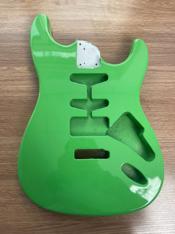 American Okoume Electric Guitar Forest Green ST Deluxe SSH