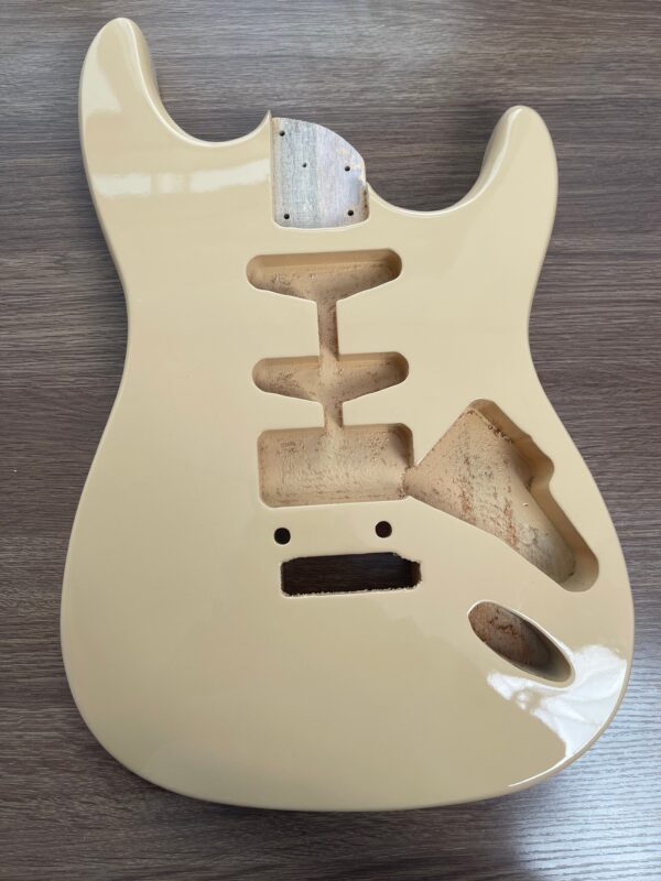 IMG_0049 American Okoume Electric Guitar Hialeah Yellow ST Deluxe SSH