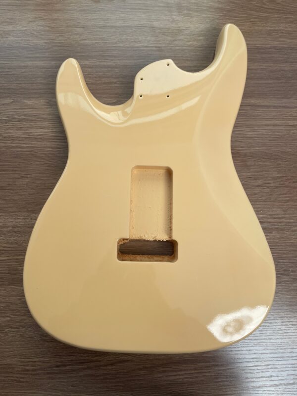 IMG_0050 American Okoume Electric Guitar Hialeah Yellow ST Deluxe SSH