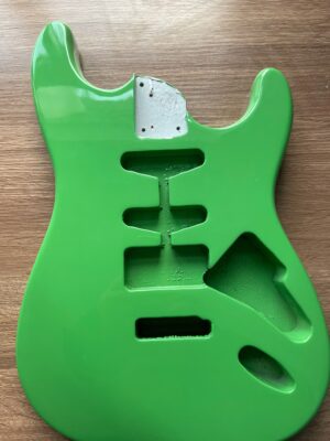 American Okoume Electric Guitar Forest Green ST Deluxe SSH