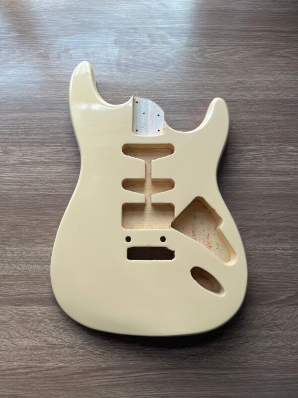 IMG_0058 American Okoume Electric Guitar Hialeah Yellow ST Deluxe SSH