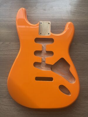 American Alder Electric Guitar Body Orange Stratocaster 60s SSS